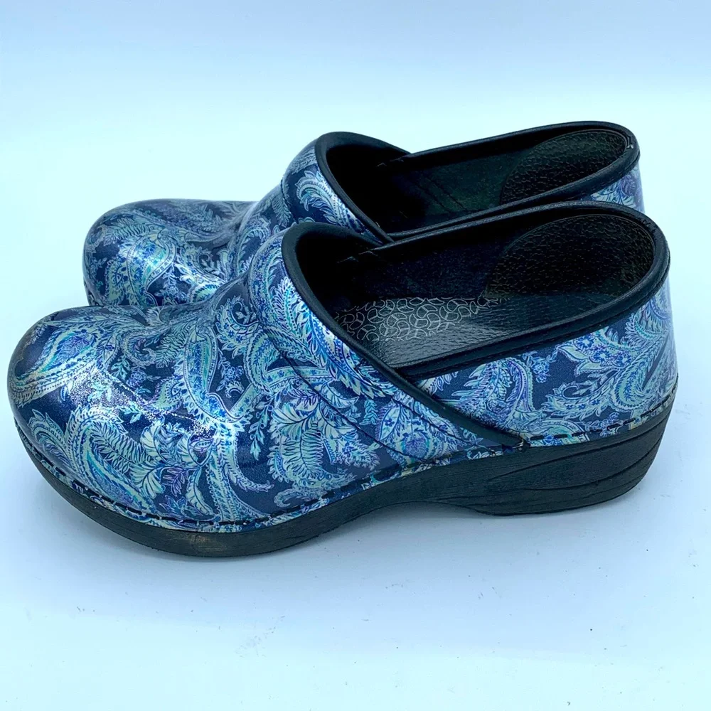 DANSKO BLUE SHOES CLOG SIZE 36 - Picture 4 of 5